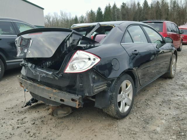 1G2ZG58B574257295 - 2007 PONTIAC G6 BASE BLACK photo 4