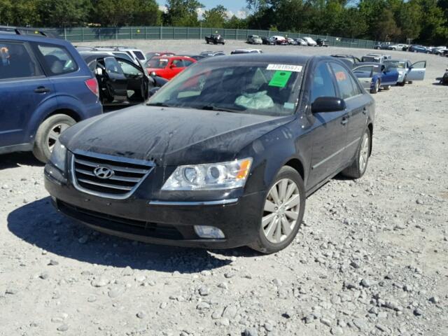 5NPEU46F69H571358 - 2009 HYUNDAI SONATA SE BLACK photo 2