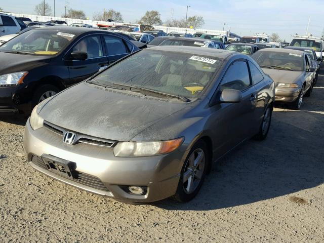 2HGFG12816H552742 - 2006 HONDA CIVIC EX SILVER photo 2