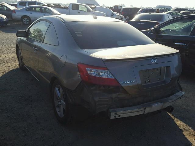 2HGFG12816H552742 - 2006 HONDA CIVIC EX SILVER photo 3