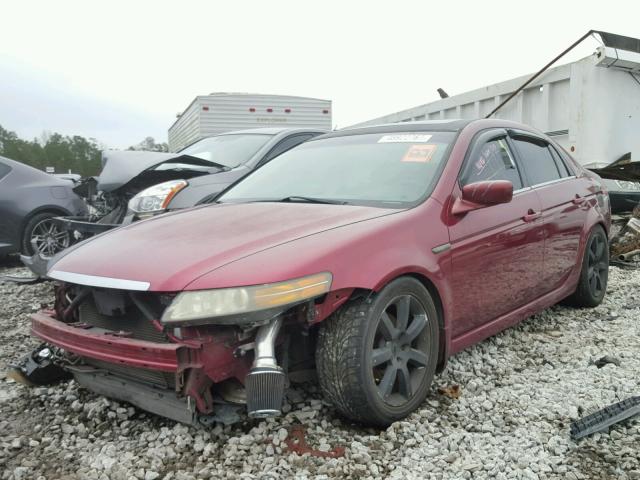 19UUA66244A040948 - 2004 ACURA TL MAROON photo 2