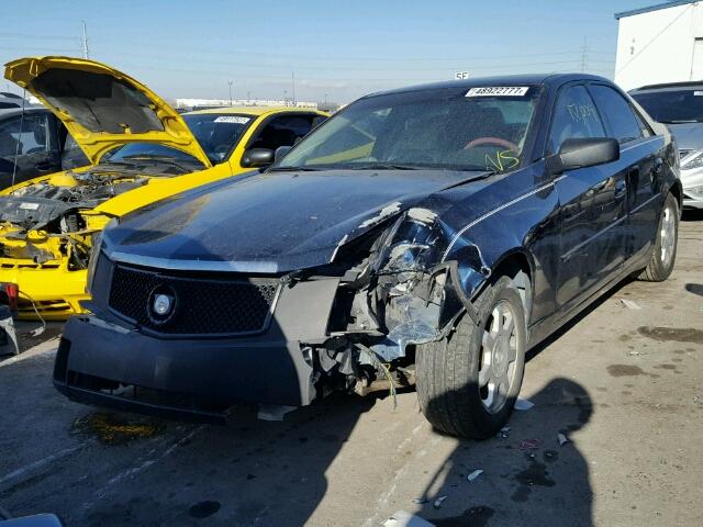 1G6DM577440122990 - 2004 CADILLAC CTS BLACK photo 2