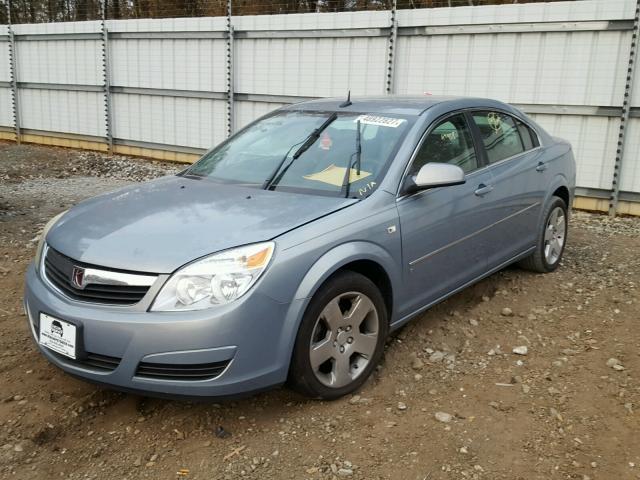 1G8ZS57N47F277915 - 2007 SATURN AURA XE BLUE photo 2