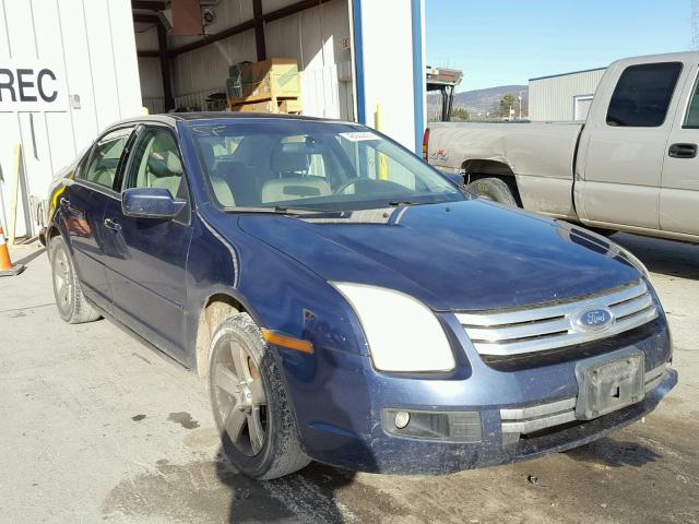 3FAFP07Z76R151328 - 2006 FORD FUSION SE BLUE photo 1