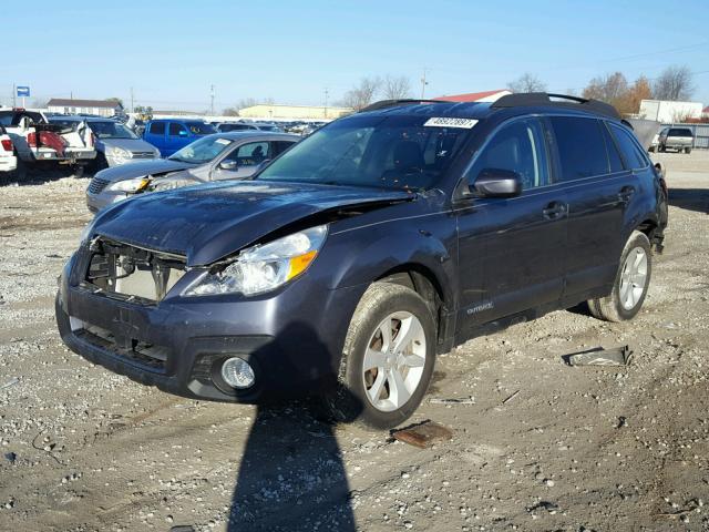 4S4BRBCC4E3316292 - 2014 SUBARU OUTBACK 2. BLUE photo 2