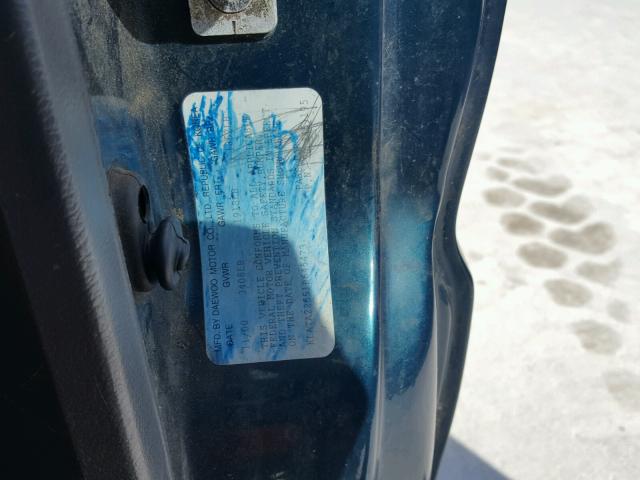 KLATA22651B645473 - 2001 DAEWOO LANOS S მწვანე ფოტო 10