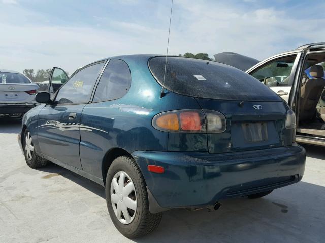 KLATA22651B645473 - 2001 DAEWOO LANOS S მწვანე ფოტო 3