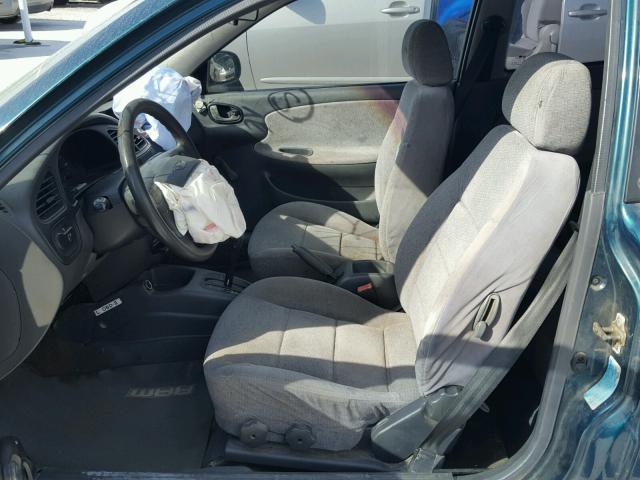 KLATA22651B645473 - 2001 DAEWOO LANOS S მწვანე ფოტო 5