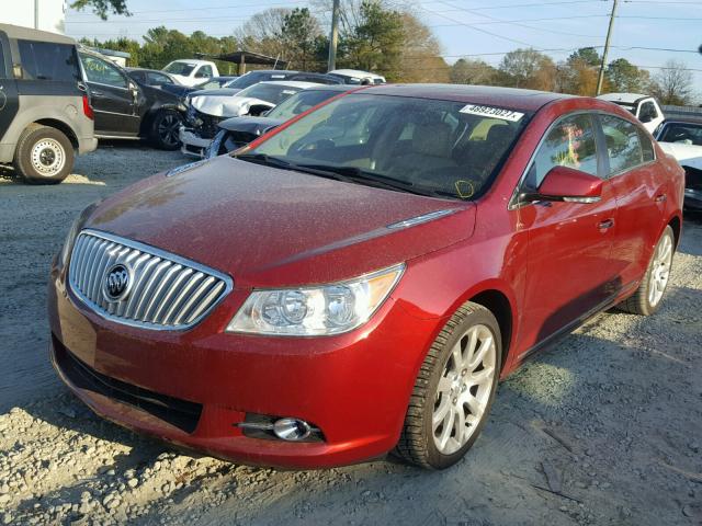 1G4GE5ED3BF322930 - 2011 BUICK LACROSSE C RED photo 2