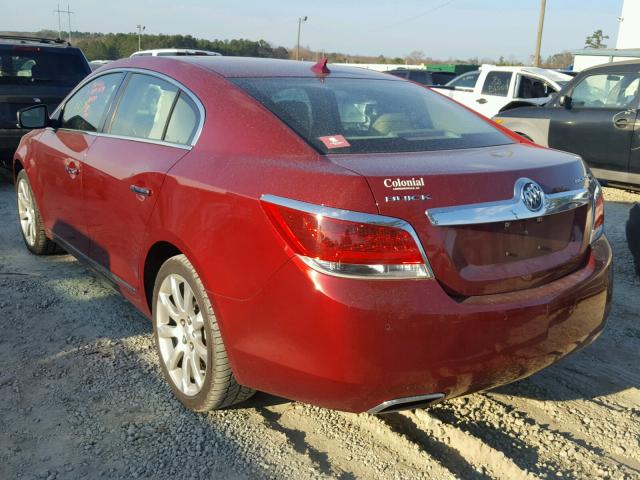 1G4GE5ED3BF322930 - 2011 BUICK LACROSSE C RED photo 3