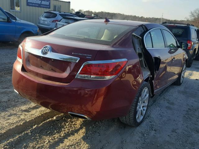 1G4GE5ED3BF322930 - 2011 BUICK LACROSSE C RED photo 4