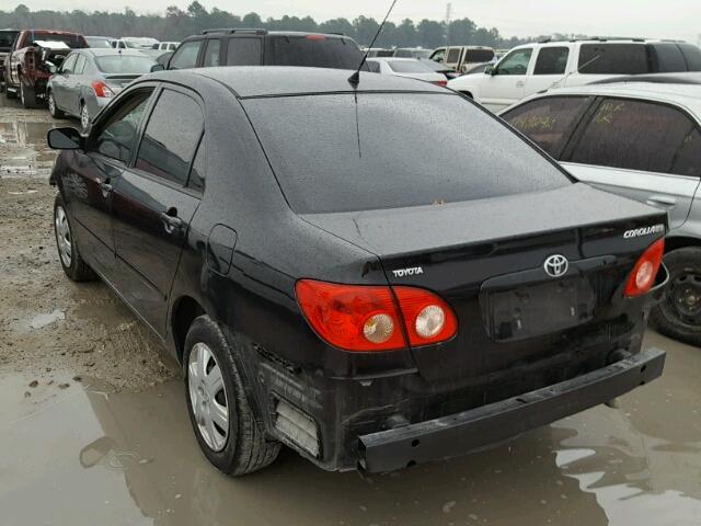 JTDBR32E852066476 - 2005 TOYOTA COROLLA CE BLACK photo 3