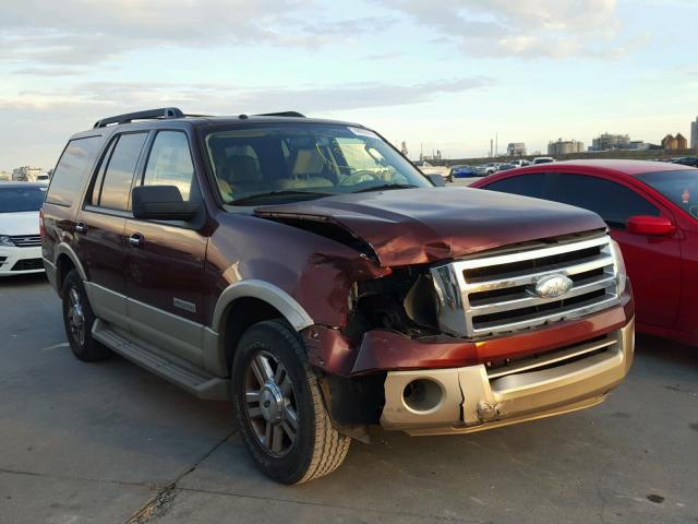 1FMFU17508LA51512 - 2008 FORD EXPEDITION MAROON photo 1