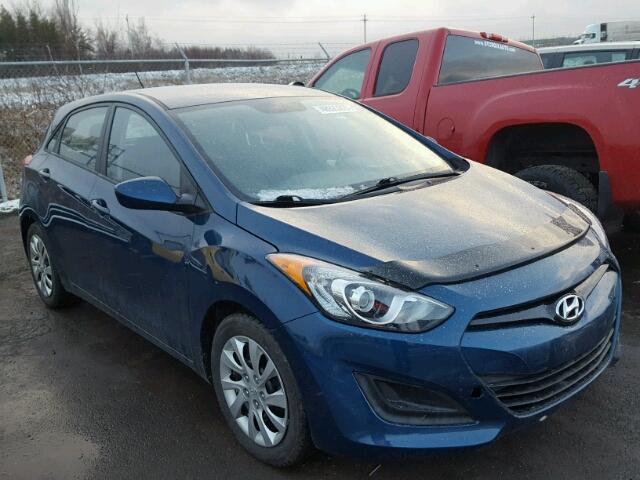 KMHD25LH8EU179460 - 2014 HYUNDAI ELANTRA GT BLUE photo 1