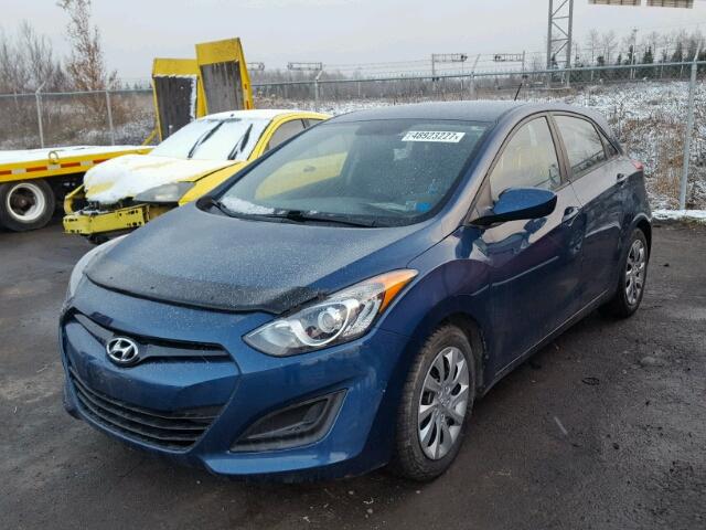 KMHD25LH8EU179460 - 2014 HYUNDAI ELANTRA GT BLUE photo 2