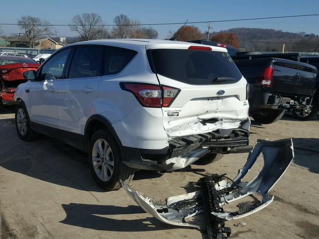 1FMCU0GD2HUC59809 - 2017 FORD ESCAPE SE WHITE photo 3