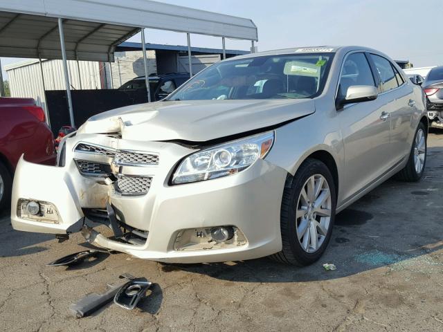 1G11H5SA9DF249134 - 2013 CHEVROLET MALIBU LTZ GOLD photo 2