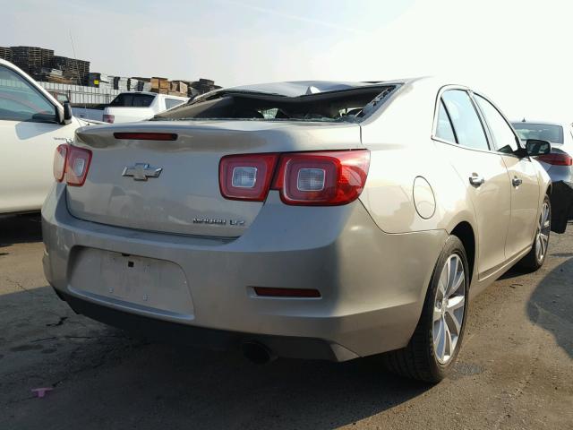 1G11H5SA9DF249134 - 2013 CHEVROLET MALIBU LTZ 金色 照片 4