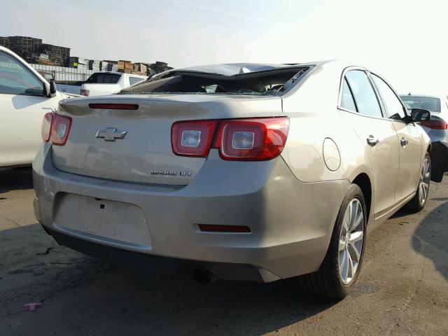 1G11H5SA9DF249134 - 2013 CHEVROLET MALIBU LTZ GOLD photo 4