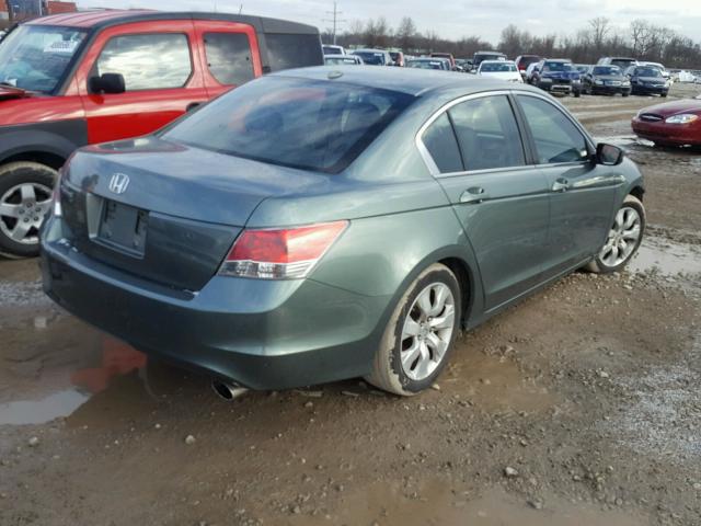 1HGCP26879A088149 - 2009 HONDA ACCORD EXL GREEN photo 4