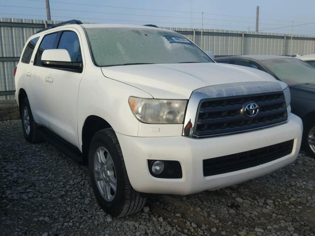 5TDZY5G19GS065478 - 2016 TOYOTA SEQUOIA SR WHITE photo 1