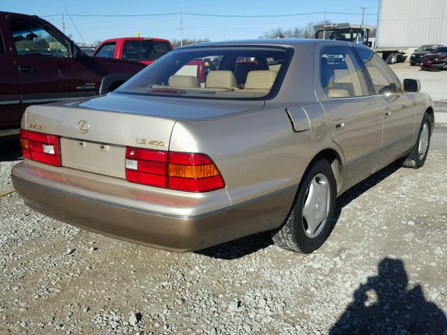 JT8BH28F5X0153732 - 1999 LEXUS LS 400 BEIGE photo 4