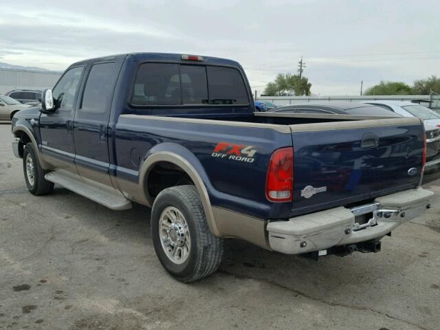 1FTSW21P76EB21456 - 2006 FORD F250 SUPER BLUE photo 3