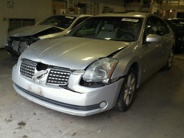 1N4BA41E84C865459 - 2004 NISSAN MAXIMA SE SILVER photo 2