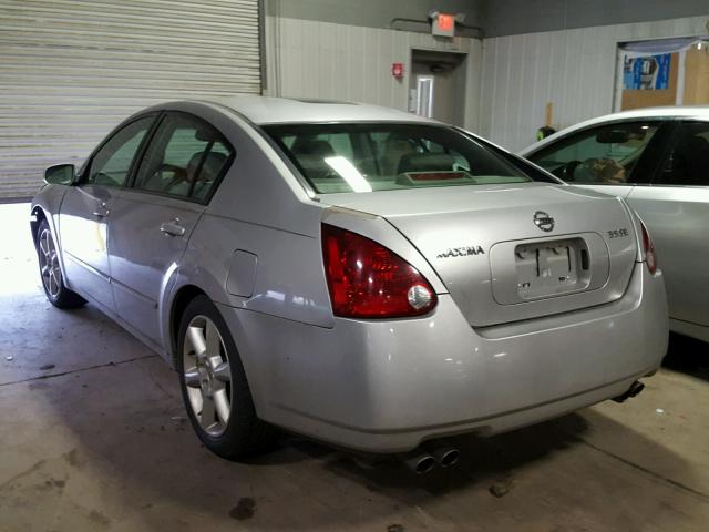 1N4BA41E84C865459 - 2004 NISSAN MAXIMA SE SILVER photo 3