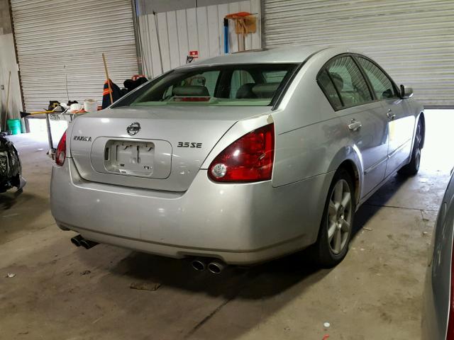 1N4BA41E84C865459 - 2004 NISSAN MAXIMA SE SILVER photo 4