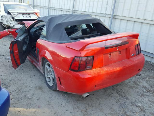 1FAFP45X6YF273879 - 2000 FORD MUSTANG GT RED photo 3