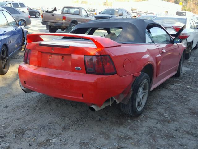 1FAFP45X6YF273879 - 2000 FORD MUSTANG GT RED photo 4