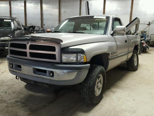 1B7HF16Y5SS168731 - 1995 DODGE RAM 1500 SILVER photo 2