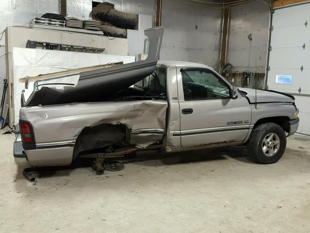 1B7HF16Y5SS168731 - 1995 DODGE RAM 1500 SILVER photo 9