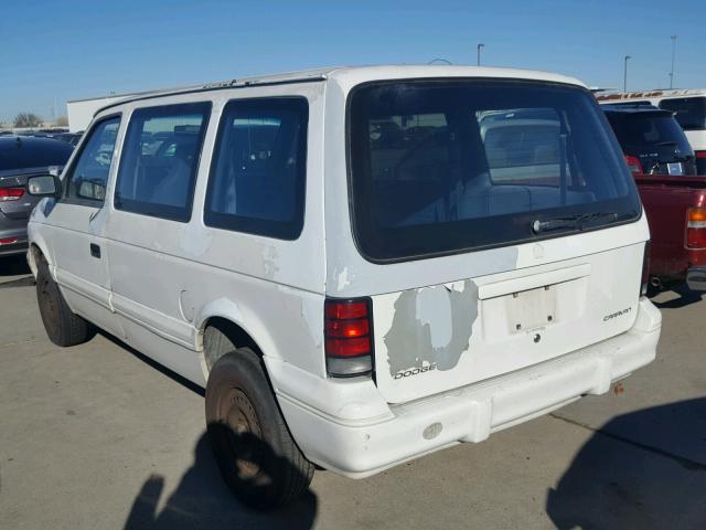 2B4GH2538SR338578 - 1995 DODGE CARAVAN WHITE photo 3