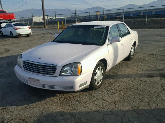 1G6KD54Y64U135303 - 2004 CADILLAC DEVILLE WHITE photo 2