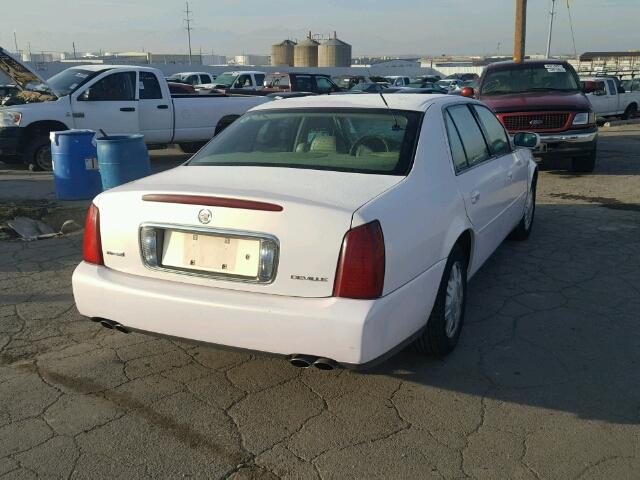 1G6KD54Y64U135303 - 2004 CADILLAC DEVILLE WHITE photo 4