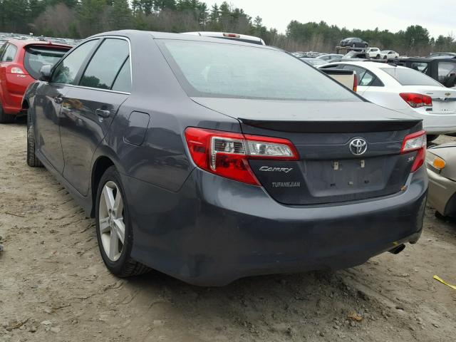 4T1BF1FKXEU350205 - 2014 TOYOTA CAMRY L GRAY photo 3