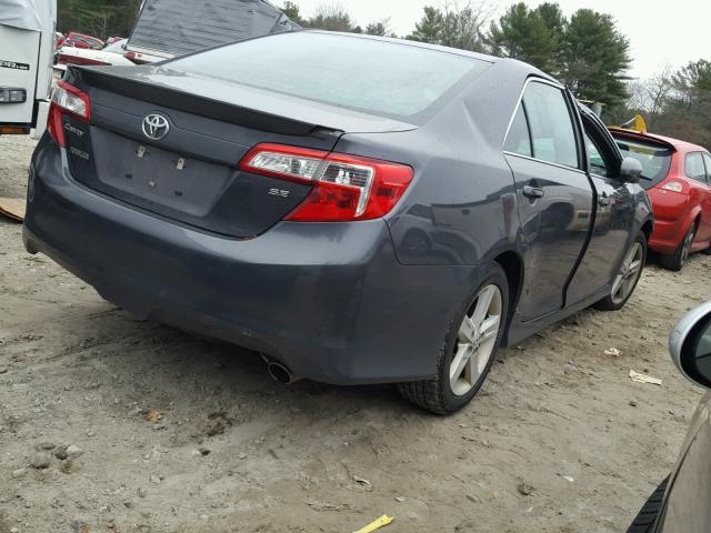 4T1BF1FKXEU350205 - 2014 TOYOTA CAMRY L GRAY photo 4