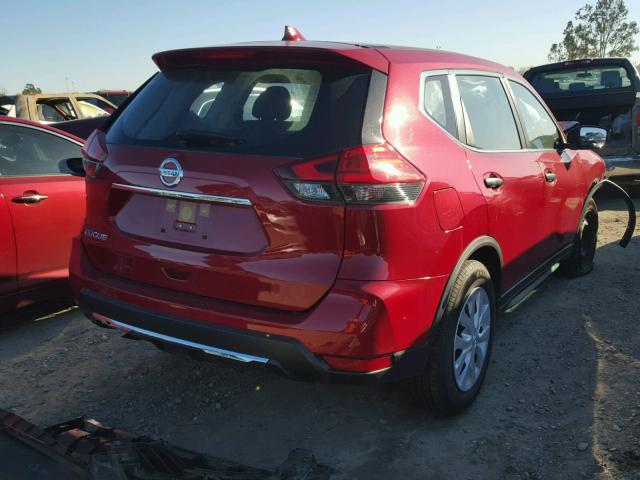 JN8AT2MT5HW396841 - 2017 NISSAN ROGUE S RED photo 4