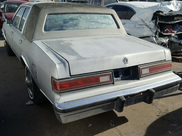 1C3BF66P9GX553394 - 1986 CHRYSLER FIFTH AVEN 灰色 照片 3