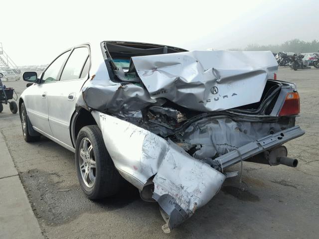 19UUA56701A024201 - 2001 ACURA 3.2TL SILVER photo 3