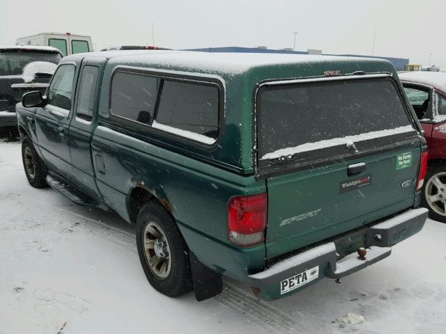 1FTYR14V7YTA64955 - 2000 FORD RANGER SUP GREEN photo 3