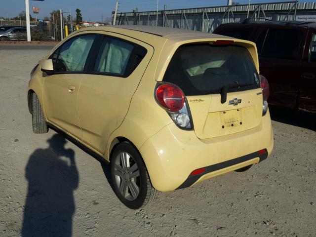 KL8CB6S92DC530375 - 2013 CHEVROLET SPARK LS YELLOW photo 3