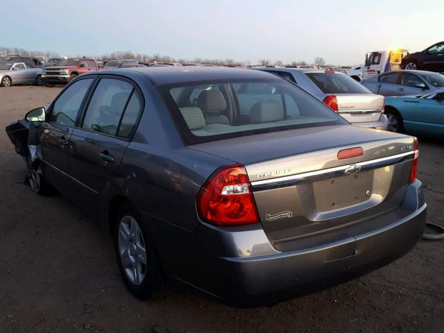 1G1ZT51886F258667 - 2006 CHEVROLET MALIBU LT GRAY photo 3