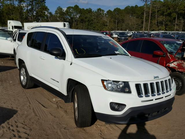 1C4NJCBB2FD145741 - 2015 JEEP COMPASS SP WHITE photo 1