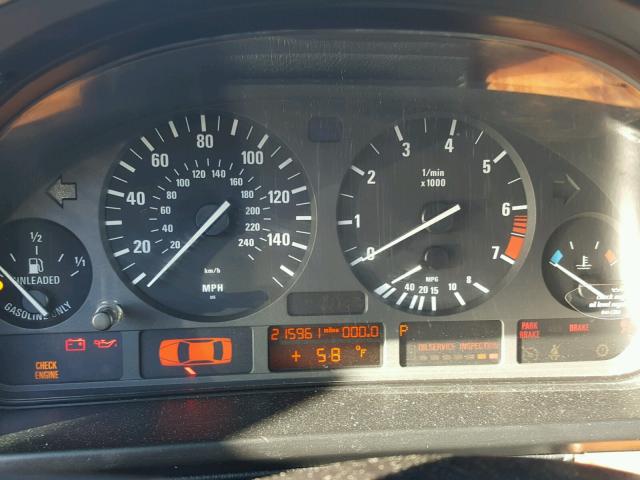 WBADD6323VBW24633 - 1997 BMW 528 I AUTO BROWN photo 8