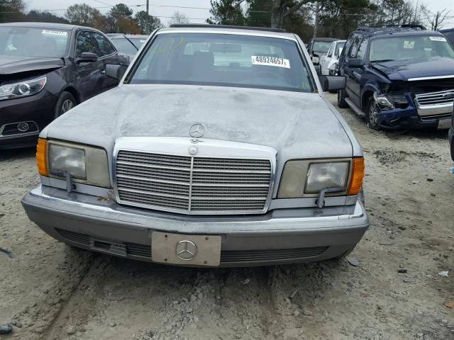 WDBCA35E7MA580913 - 1991 MERCEDES-BENZ 420 SEL SILVER photo 9