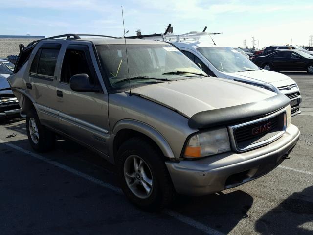 1GKDT13W3W2526381 - 1998 GMC ENVOY GRAY photo 1