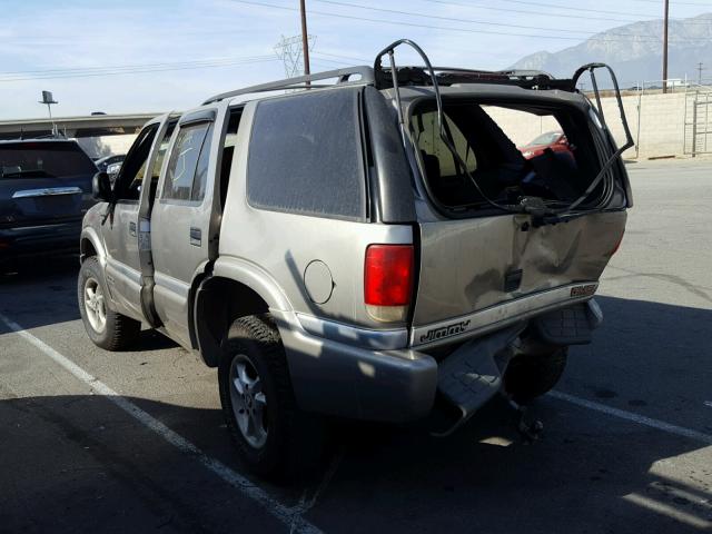 1GKDT13W3W2526381 - 1998 GMC ENVOY GRAY photo 3